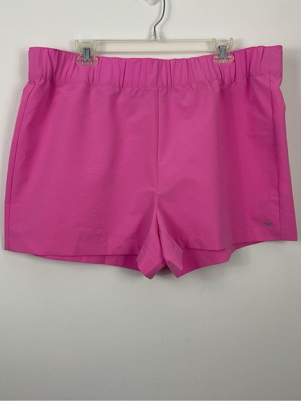 Vineyard Vines Harbor Pull On Fuchsia Pink Shorts Womens Size XL